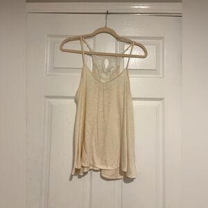Mossimo Supply Co. Cream Tank Top